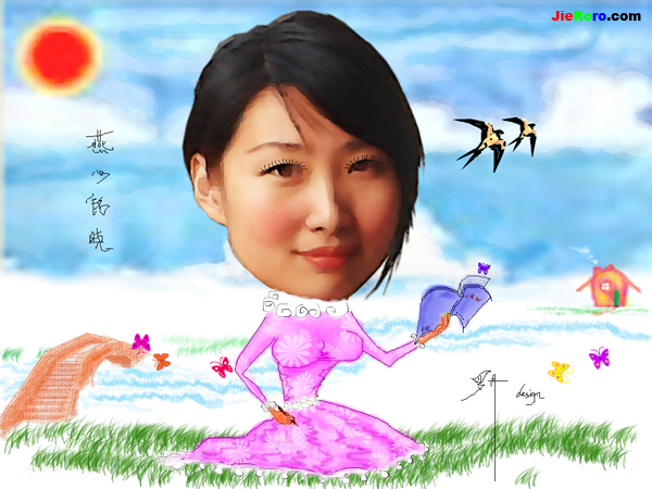 描述-Description：初中好友NXY。品学兼优，与人最善。谨此表以朴素地思友印象。